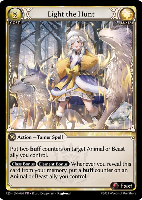 Light the Hunt (060) [Promotional Cards] | Webway Games