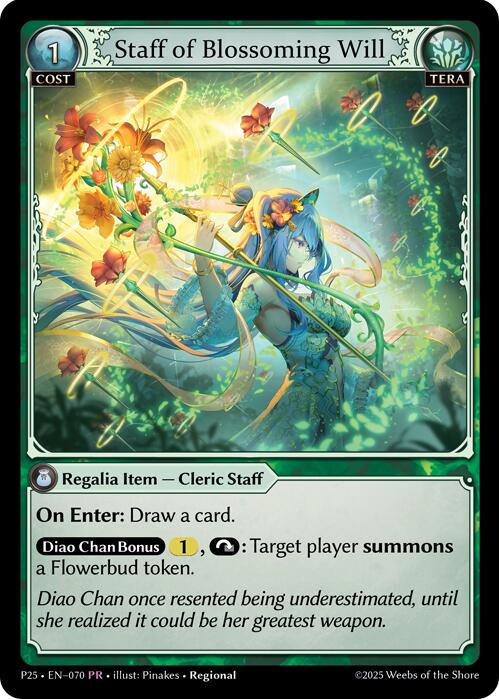 Staff of Blossoming Will (070) [Promotional Cards] | Webway Games