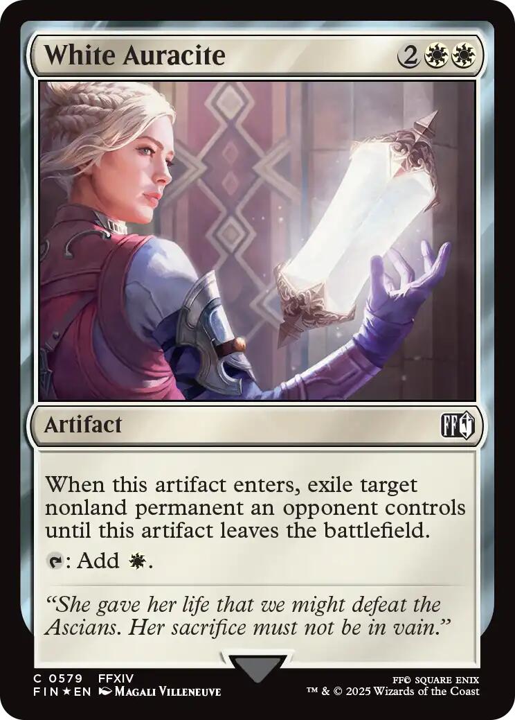 White Auracite (Surge Foil) [FINAL FANTASY] | Webway Games