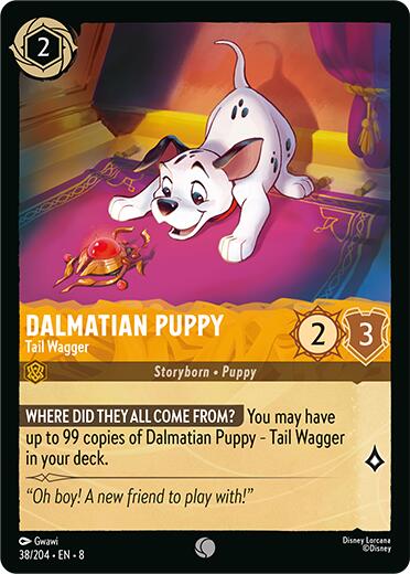 Dalmatian Puppy - Tail Wagger (38/204) [Reign of Jafar] | Webway Games