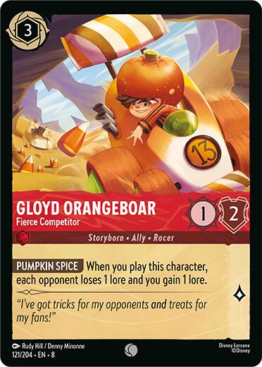 Gloyd Orangeboar - Fierce Competitor (121/204) [Reign of Jafar] | Webway Games