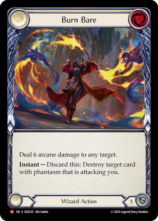 Burn Bare [SEA255] (High Seas)  Rainbow Foil | Webway Games