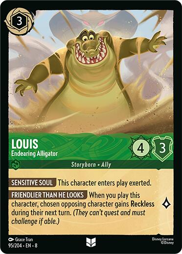 Louis - Endearing Alligator (95/204) [Reign of Jafar] | Webway Games