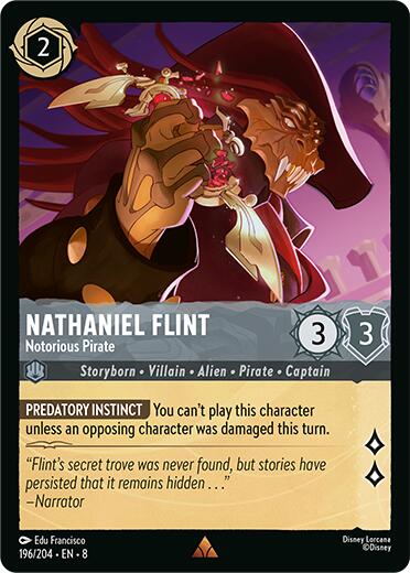 Nathaniel Flint - Notorious Pirate (196/204) [Reign of Jafar] | Webway Games