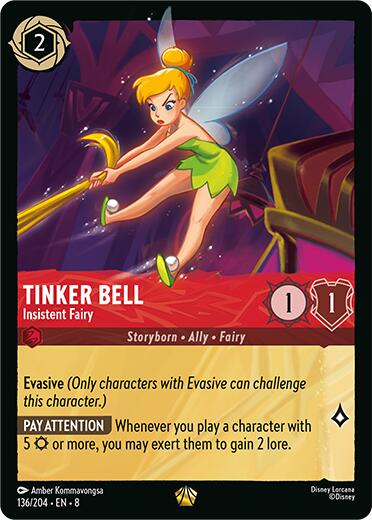 Tinker Bell - Insistent Fairy (136/204) [Reign of Jafar] | Webway Games