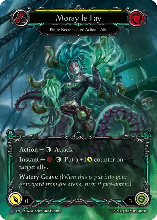 Moray le Fay (Marvel) [SEA051] (High Seas)  Cold Foil | Webway Games