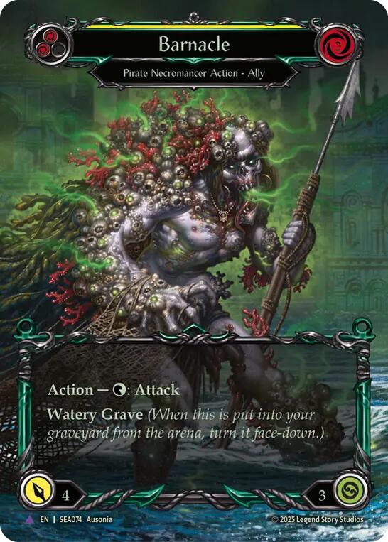 Barnacle (Marvel) [SEA074] (High Seas)  Cold Foil | Webway Games