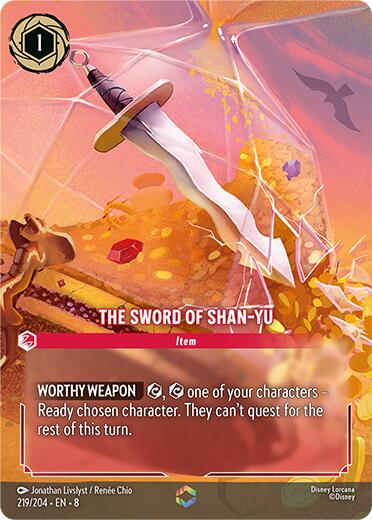 The Sword of Shan Yu (Enchanted) (219/204) [Reign of Jafar] | Webway Games