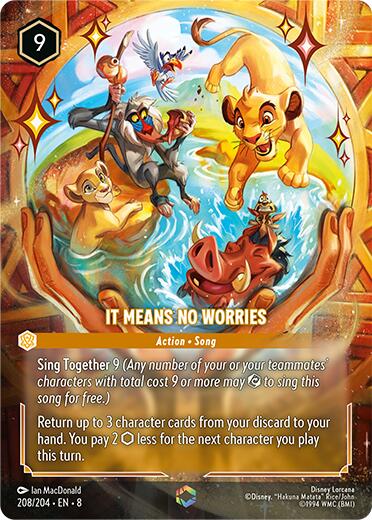It Means No Worries (Enchanted) (208/204) [Reign of Jafar] | Webway Games
