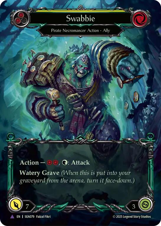 Swabbie (Marvel) [SEA079] (High Seas)  Cold Foil | Webway Games