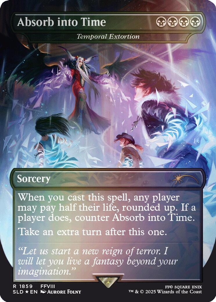 Absorb into Time - Temporal Extortion (Rainbow Foil) [Secret Lair Drop Series] | Webway Games