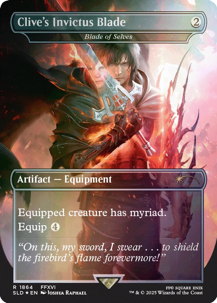 Clive's Invictus Blade - Blade of Selves (Rainbow Foil) [Secret Lair Drop Series] | Webway Games