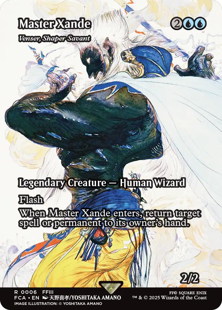 Master Xande - Venser, Shaper Savant (Showcase) [FINAL FANTASY : Through the Ages] | Webway Games