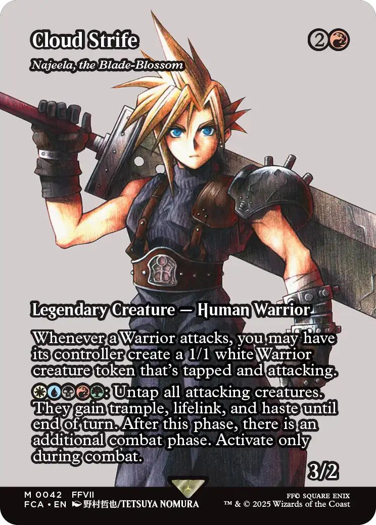 Cloud Strife - Najeela, the Blade-Blossom (Showcase) [FINAL FANTASY : Through the Ages] | Webway Games