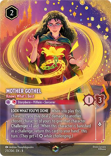Mother Gothel - Knows What's Best (Enchanted) (211/204) [Reign of Jafar] | Webway Games