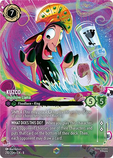 Kuzco - Impulsive Llama (Enchanted) (210/204) [Reign of Jafar] | Webway Games