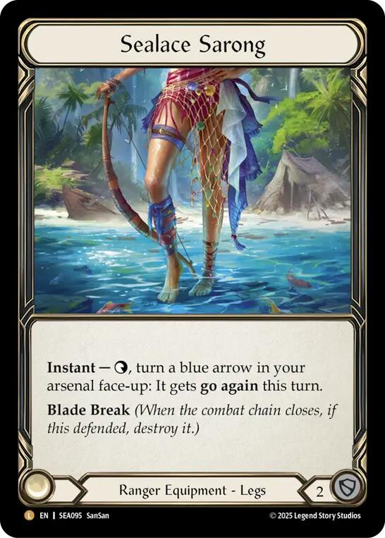 Sealace Sarong [SEA095] (High Seas)  Rainbow Foil | Webway Games