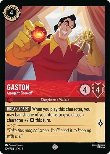Gaston - Arrogant Showoff (129/204) [Reign of Jafar] | Webway Games