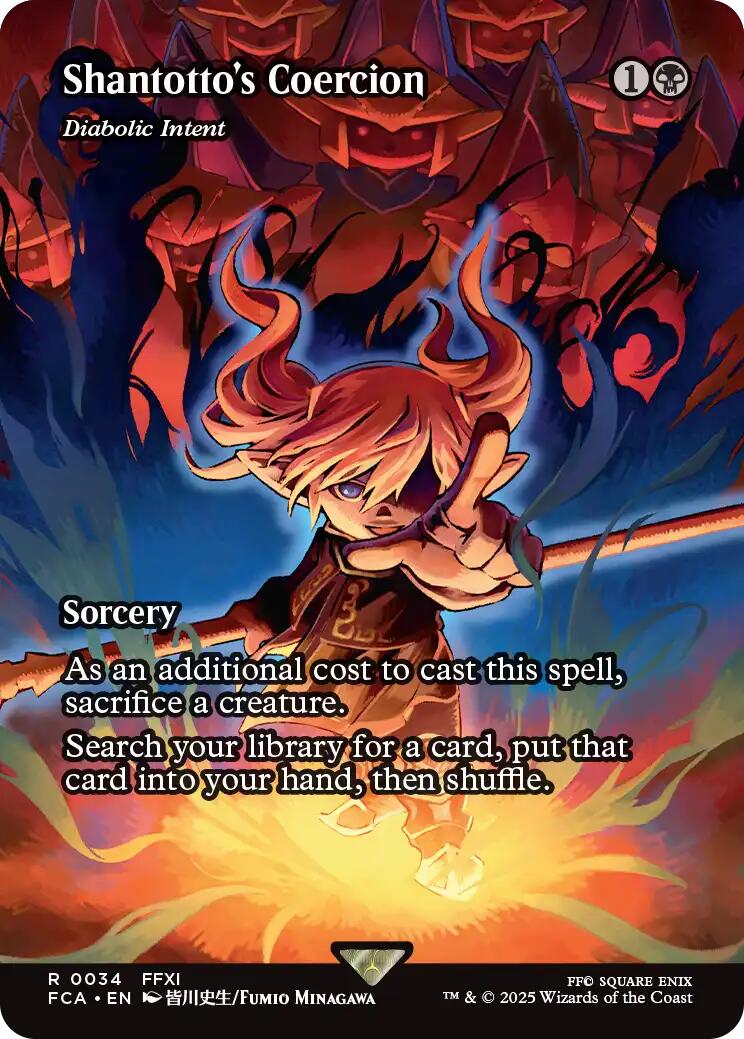 Shantotto's Coercion - Diabolic Intent (Showcase) [FINAL FANTASY : Through the Ages] | Webway Games