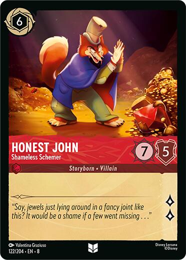 Honest John - Shameless Schemer (122/204) [Reign of Jafar] | Webway Games
