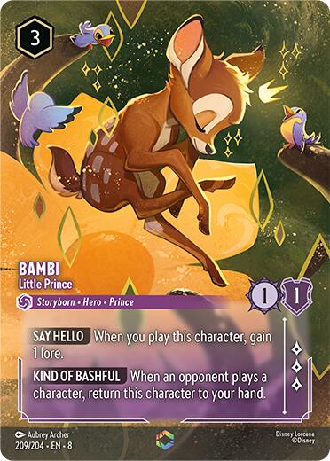 Bambi - Little Prince (Enchanted) (209/204) [Reign of Jafar] | Webway Games