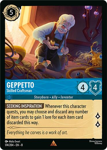 Geppetto – Skilled Craftsman (174/204) [Reign of Jafar] | Webway Games