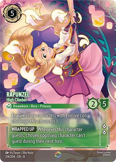 Rapunzel - High Climber (Enchanted) (214/204) [Reign of Jafar] | Webway Games