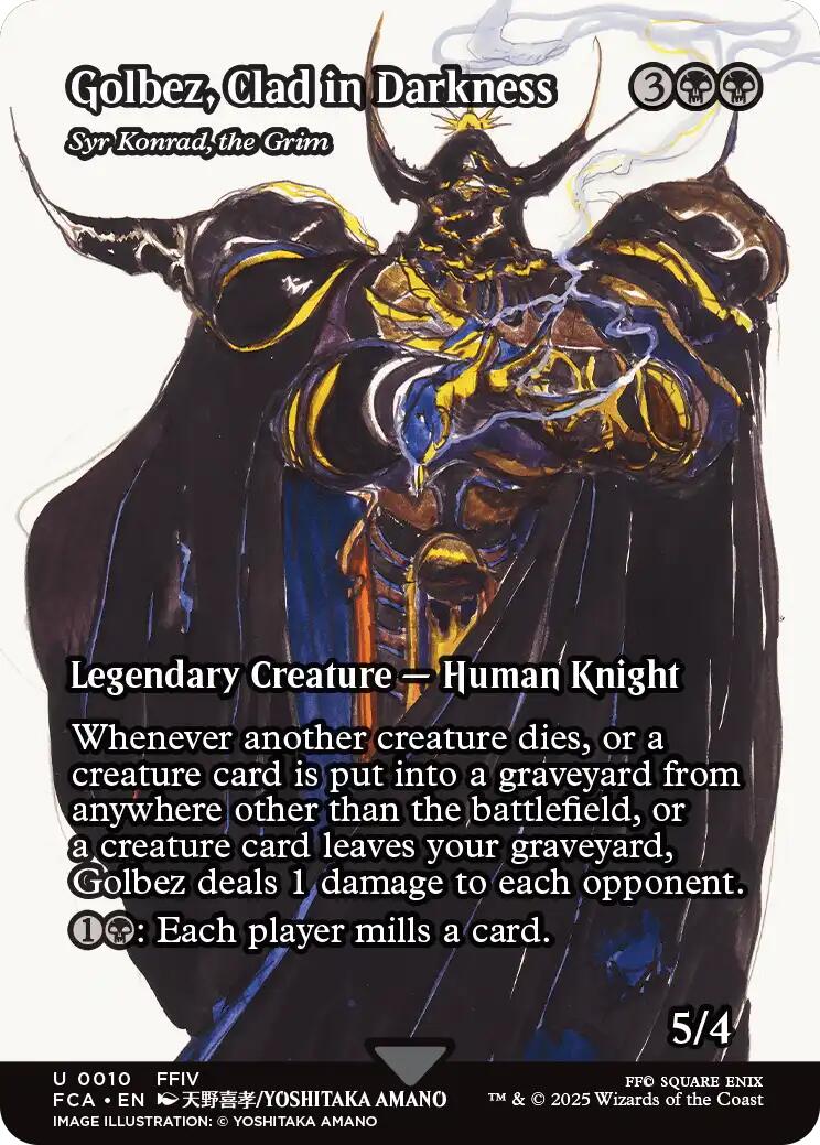 Golbez, Clad in Darkness - Syr Konrad, the Grim (Showcase) [FINAL FANTASY : Through the Ages] | Webway Games