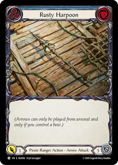 Rusty Harpoon [SEA092] (High Seas)  Rainbow Foil | Webway Games