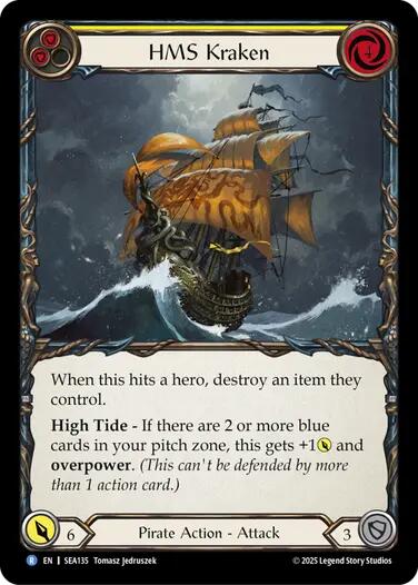 HMS Kraken [SEA135] (High Seas)  Rainbow Foil | Webway Games