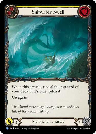 Saltwater Swell (Yellow) [SEA142] (High Seas) | Webway Games