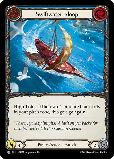 Swiftwater Sloop (Blue) [SEA168] (High Seas) | Webway Games