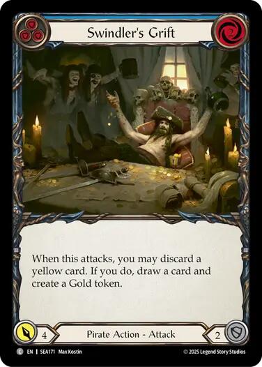 Swindler's Grift (Blue) [SEA171] (High Seas) | Webway Games