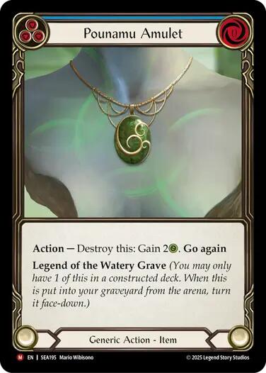 Pounamu Amulet [SEA195] (High Seas) | Webway Games