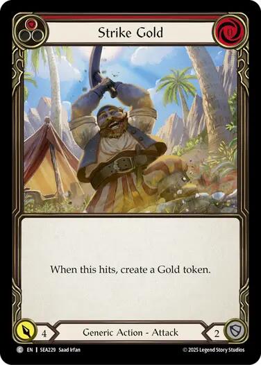 Strike Gold (Red) [SEA229] (High Seas) | Webway Games