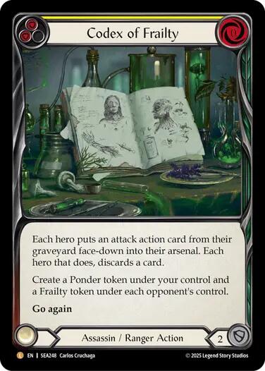 Codex of Frailty [SEA248] (High Seas)  Rainbow Foil | Webway Games