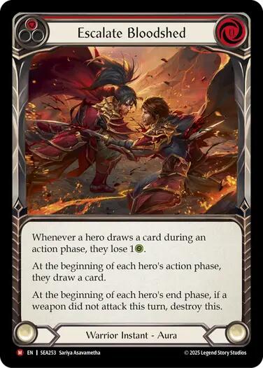 Escalate Bloodshed [SEA253] (High Seas)  Rainbow Foil | Webway Games