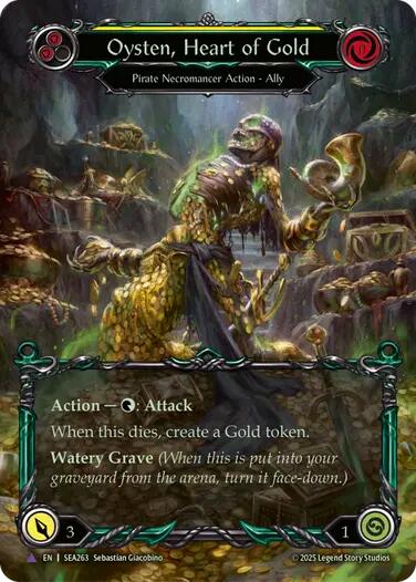 Oysten, Heart of Gold [SEA263] (High Seas)  Cold Foil | Webway Games