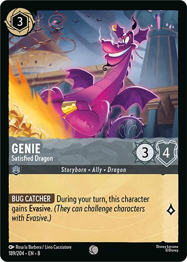 Genie - Satisfied Dragon (189/204) [Reign of Jafar] | Webway Games