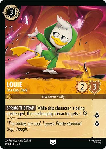 Louie - One Cool Duck (Cold Foil) (1/204) [Reign of Jafar] | Webway Games