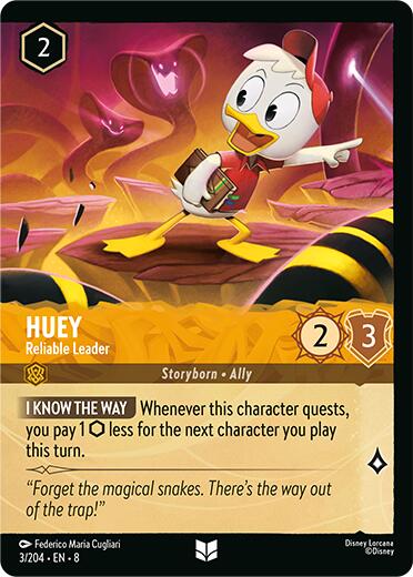 Huey - Reliable Leader (Cold Foil) (3/204) [Reign of Jafar] | Webway Games