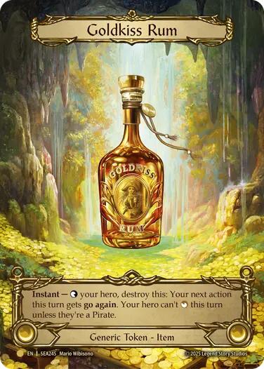 Goldkiss Rum (Treasure) [SEA245] (High Seas)  Cold Foil | Webway Games