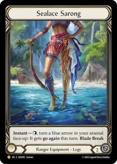 Sealace Sarong (Treasure) [SEA095] (High Seas)  Cold Foil | Webway Games