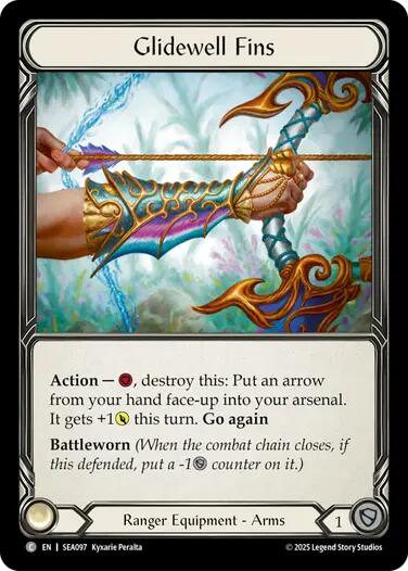 Glidewell Fins (Treasure) [SEA097] (High Seas)  Cold Foil | Webway Games
