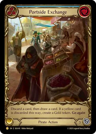 Portside Exchange (Treasure) [SEA145] (High Seas)  Cold Foil | Webway Games