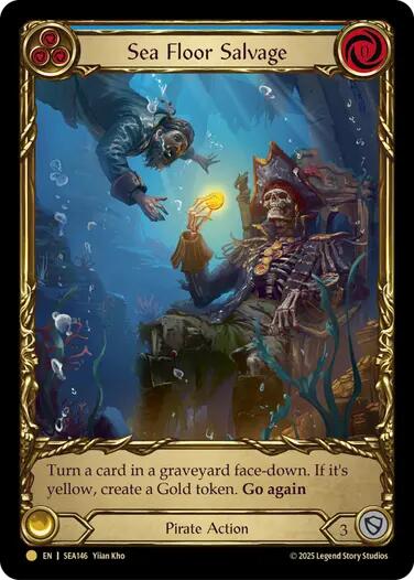Sea Floor Salvage (Treasure) [SEA146] (High Seas)  Cold Foil | Webway Games