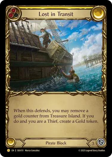 Lost in Transit (Treasure) [SEA151] (High Seas)  Cold Foil | Webway Games