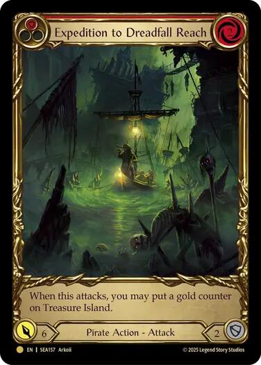 Expedition to Dreadfall Reach (Treasure) [SEA157] (High Seas)  Cold Foil | Webway Games