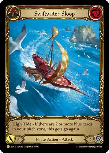 Swiftwater Sloop (Red) (Treasure) [SEA166] (High Seas)  Cold Foil | Webway Games