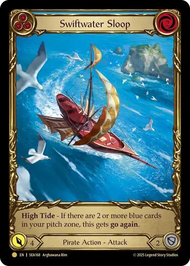 Swiftwater Sloop (Blue) (Treasure) [SEA168] (High Seas)  Cold Foil | Webway Games
